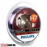  Philips VisionPlus Галогенная автомобильная лампа H3 55W (2шт.)