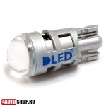  DLED Автолампа светодиодная T10 - W5W - 3W 1 SMD 3030 (2шт.)